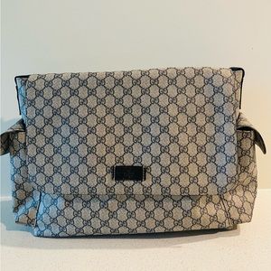 Gucci Ophidia printed coated-canvas diaper bag
